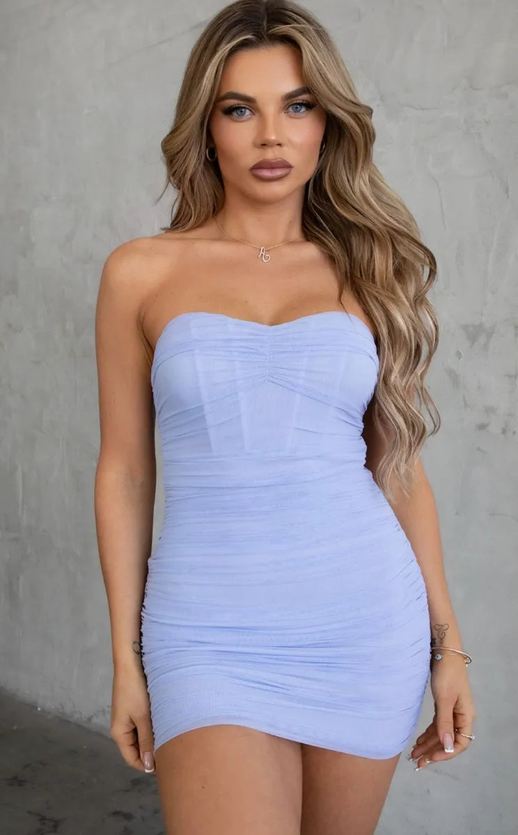 Isabella Corset Dress- Lavender